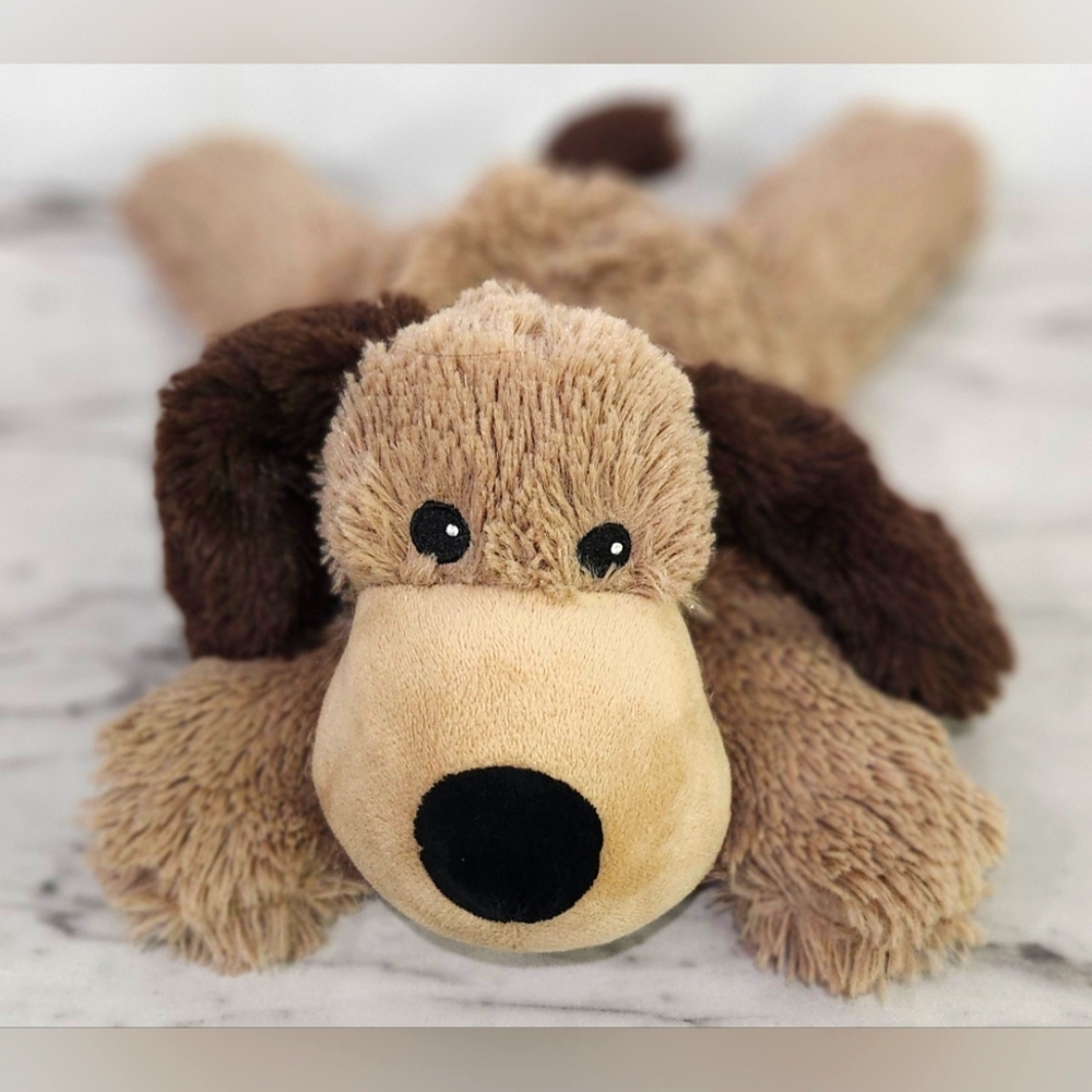 Warmies Brown Puppy Microwavable Heatpack Buddy